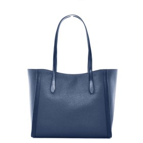 Olkalaukku Michael Kors Leida Sininen 33 X 30 X 12 CM