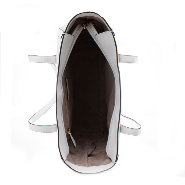 Õlakott Michael Kors Leida Valge 34 x 29 x 12 cm