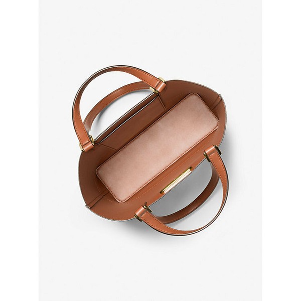 Plecu soma Michael Kors Kelli Brūns 30 x 27 x 9 cm
