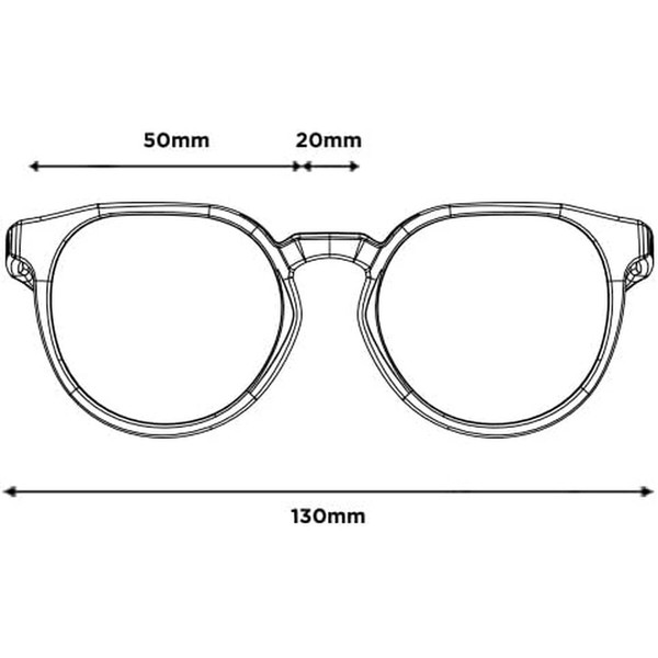 Unisex aurinkolasit Bollé Ø 50 mm