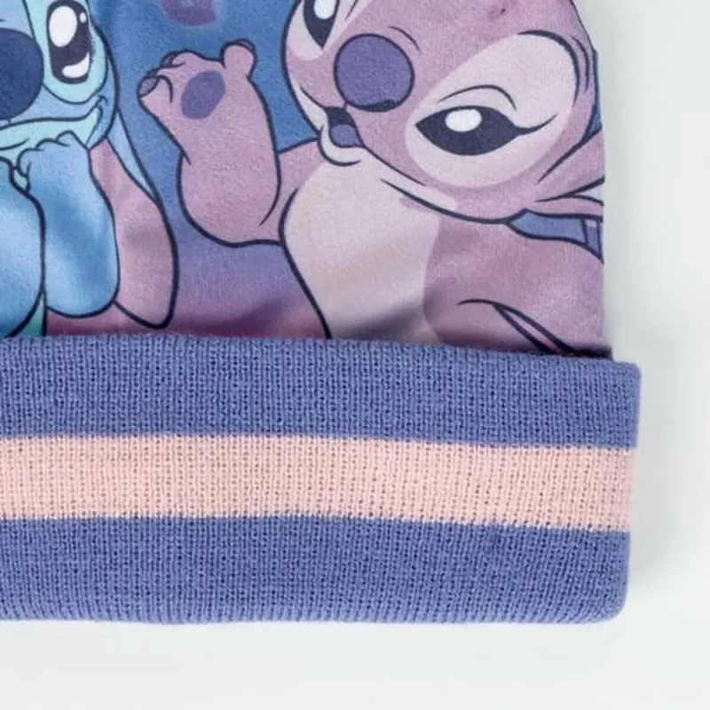 Hattu, huivi ja hanskat Stitch 2-8 vuotta