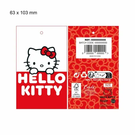 Mütsid ja kindad Hello Kitty Valge 2 Tükid, osad