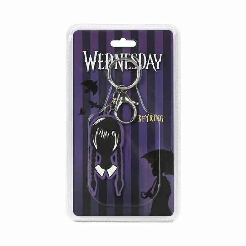 Atslēgu ķēde Wednesday Head Melns
