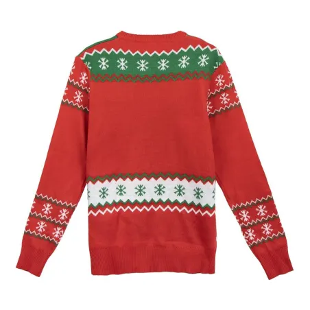 Unisex neulepusero Mickey Mouse Punainen M