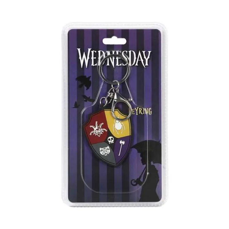 Atslēgu ķēde Wednesday Daudzkrāsains