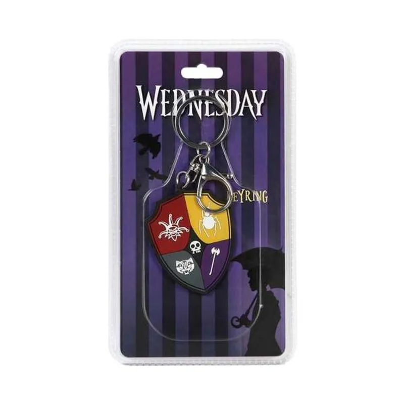 Atslēgu ķēde Wednesday Daudzkrāsains