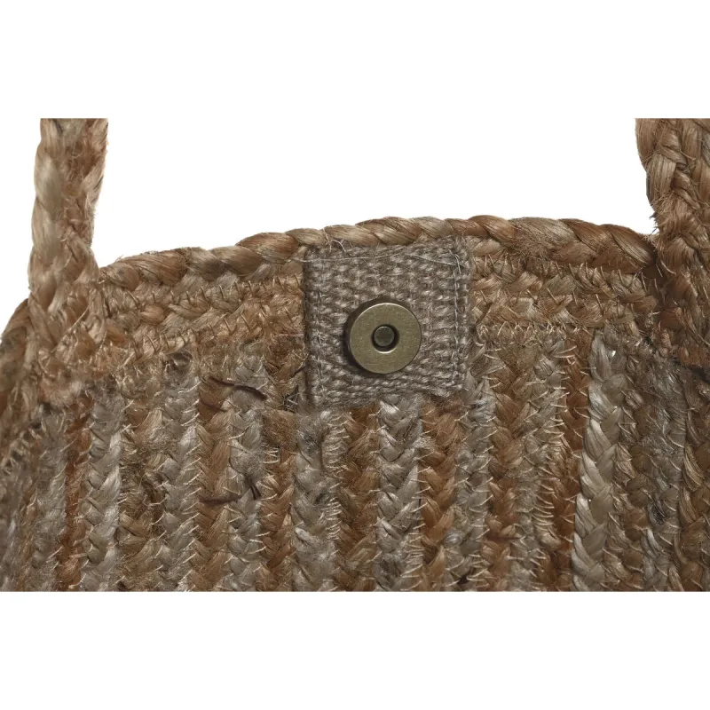 Moteriška Rankinė DKD Home Decor Ruda Kreminė 50 x 23 x 33 cm (2 vnt.)