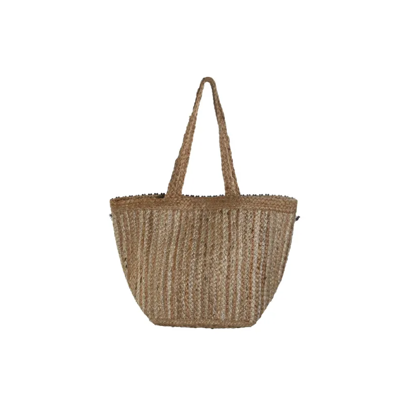 Women's Handbag DKD Home Decor Brown Cream 50 x 23 x 33 cm (2 Units)