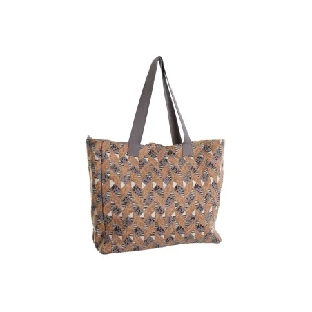 Naiste Kotid Home ESPRIT Pruun Türkiissinine Korallpunane 55 x 14 x 35 cm (3 Ühikut)
