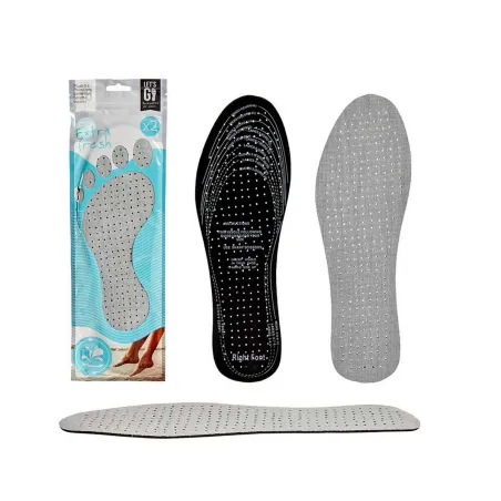 Stenciļi Extra Fresh Melns Pelēks Kokvilna Plastmasa Latekss 9,5 x 30 cm 11,5 x 0,5 x 36 cm (12 gb.)