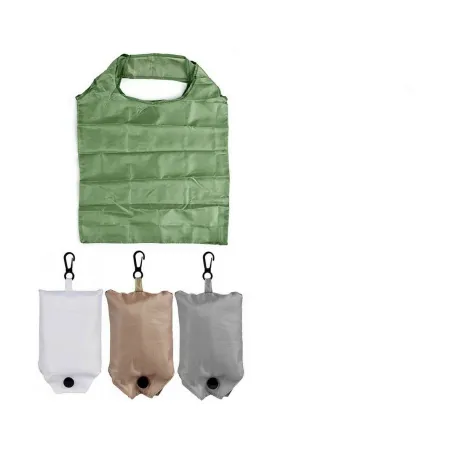 Folding Bag Kinvara White Brown Green Grey 42 x 40 cm 7 x 12,5 x 2 cm 7,5 x 16 x 2 cm (24 Units)