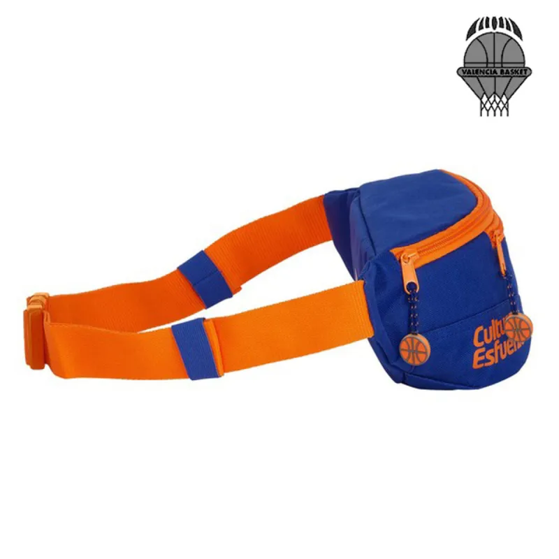 Laukku Valencia Basket Sininen Oranssi (23 x 12 x 9 cm)