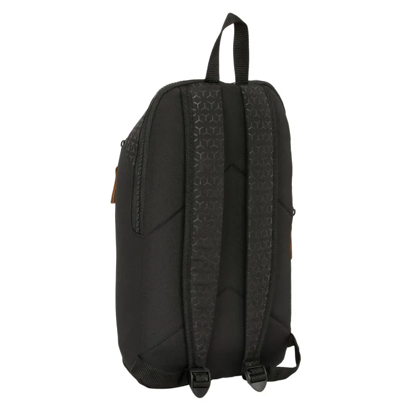 Повседневный рюкзак BlackFit8 Old school Чёрный Серый 22 x 39 x 10 cm