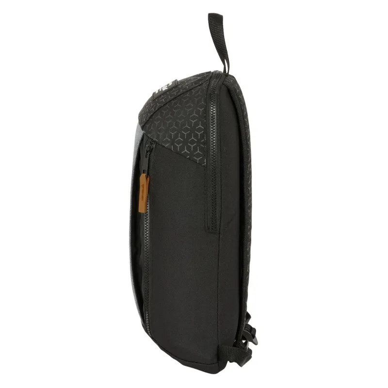 Ikdienas Mugursoma BlackFit8 Old school Melns Pelēks 22 x 39 x 10 cm