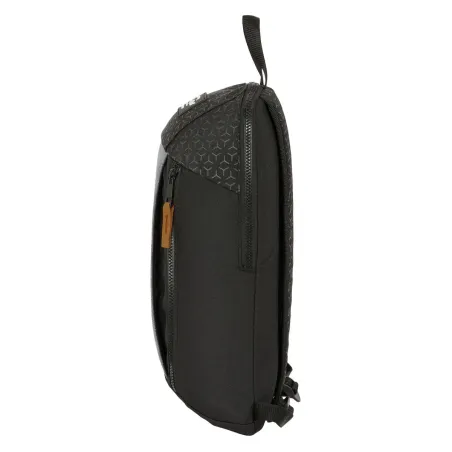 Ikdienas Mugursoma BlackFit8 Old school Melns Pelēks 22 x 39 x 10 cm