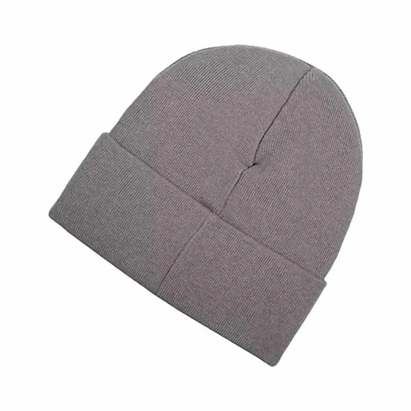Hattu New Balance Linear Knit Cuffed Vaaleanharmaa