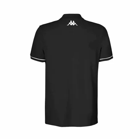 Vīriešu Polo ar Īsām Piedurknēm Kappa Kappa Barli Melns 4XL