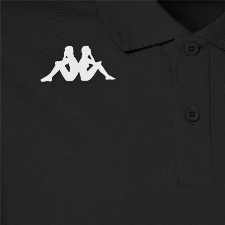 Miesten lyhythihainen poolopaita Kappa Kappa Barli Musta 4XL