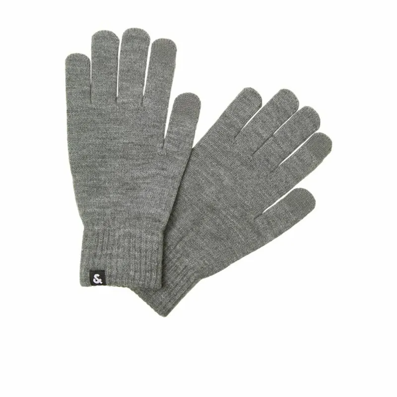 Hanskat Jack & Jones Jacbarry Harmaa