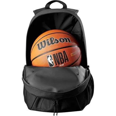 Rento reppu Wilson NBA Team Backpack Musta Kullattu Urheilu