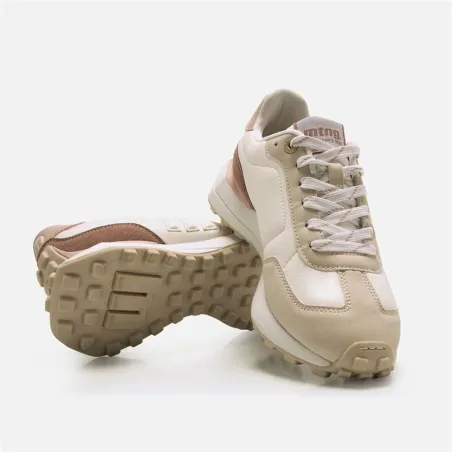 Naisten vapaa-ajan lenkkarit Mustang Zinc Beige