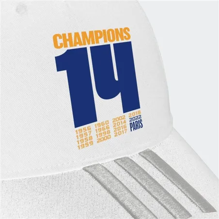 Sportinė kepurė Adidas Real Madrid UCL Champions Balta Vienas dydis