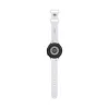 Hello Kitty Silicone Heads & Stripes - Universal strap for smartwatch 20 mm (black)