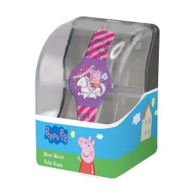 Laikrodis kūdikiams Peppa Pig 482608 - PLASTIC BOX (Ø 32 mm)
