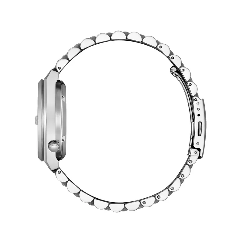 Miesten rannekellot Citizen NJ0200-50L Hopeinen (Ø 37 mm)