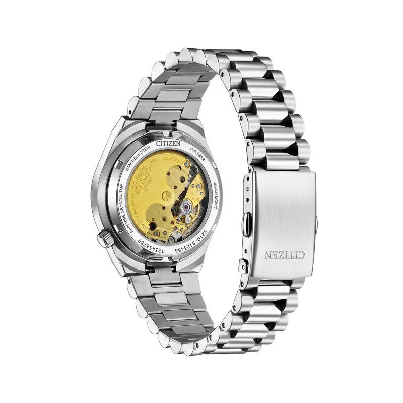 Men's Watch Citizen NJ0200-50L Silver (Ø 37 mm)