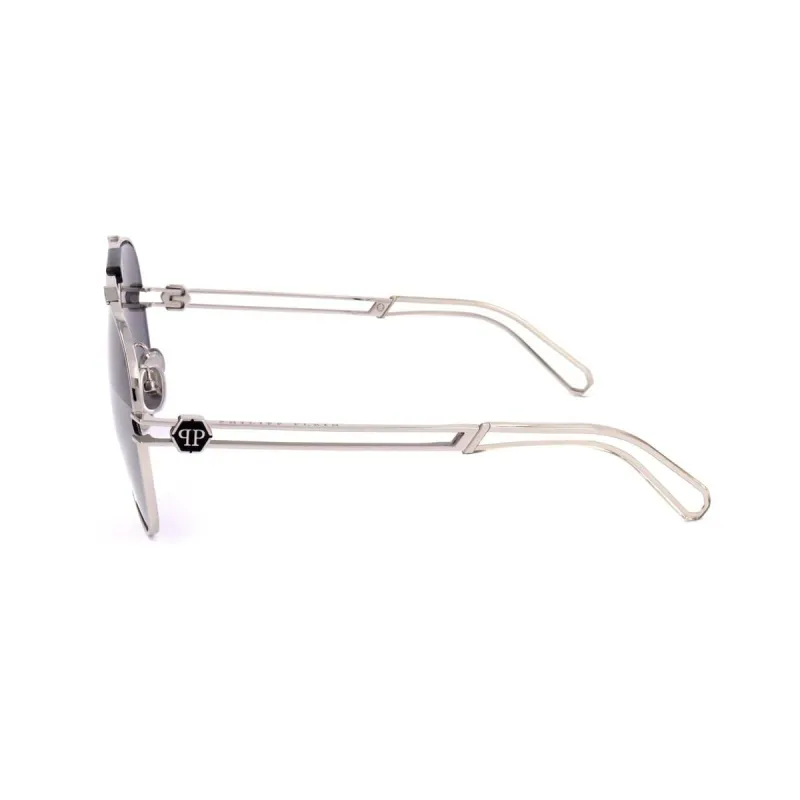 Vyriški akiniai nuo saulės PHILIPP PLEIN SPP048M SHINY PALLADIUM Spalvotas