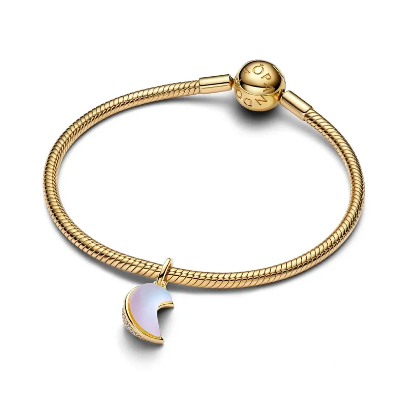Naisten helmet Pandora 764275C01 Kullattu