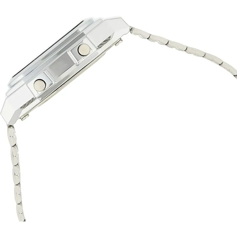 Unisex Pulkstenis Casio VINTAGE Melns Sudrabains (Ø 32 mm) (Ø 34 mm)