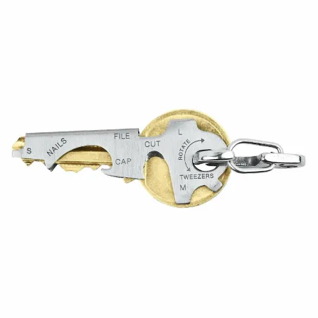 Multi-purpose key ring True Keytool tu247k 8 Toiminnot