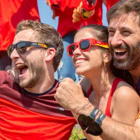 Roll-up sunglasses Sunfold Spain Red | Buy online — Megaluks