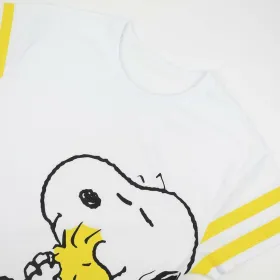Naisten T-paita Snoopy Valkoinen