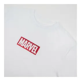 Miesten T-paita Marvel Valkoinen Aikuisten