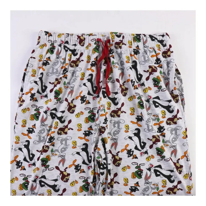 Pyjamat Looney Tunes Harmaa (Aikuisten) Miehet