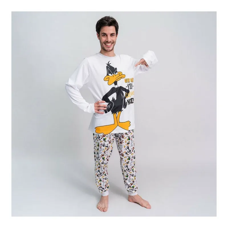 Pyjamat Looney Tunes Harmaa (Aikuisten) Miehet