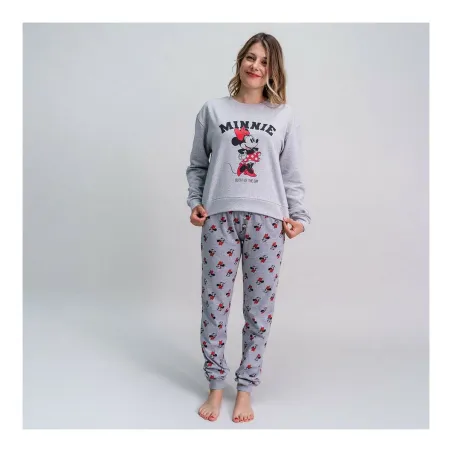 Pyjamat Minnie Mouse Nainen Harmaa