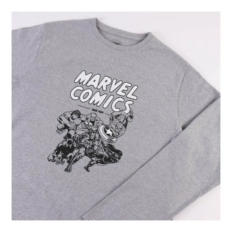 Pyjamat Marvel Harmaa (Aikuisten) Miehet