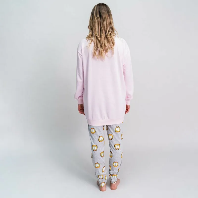 Pyjamat Garfield Vaaleanpunainen