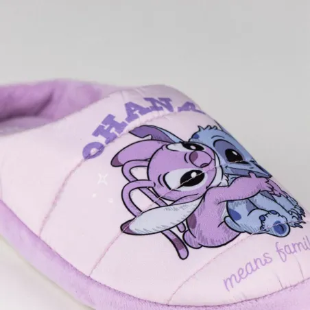 домашними тапочками Stitch Лиловый