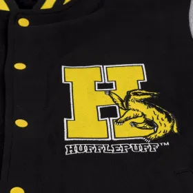Unisex huputon collegepaita Harry Potter Hufflepuff Musta Harmaa