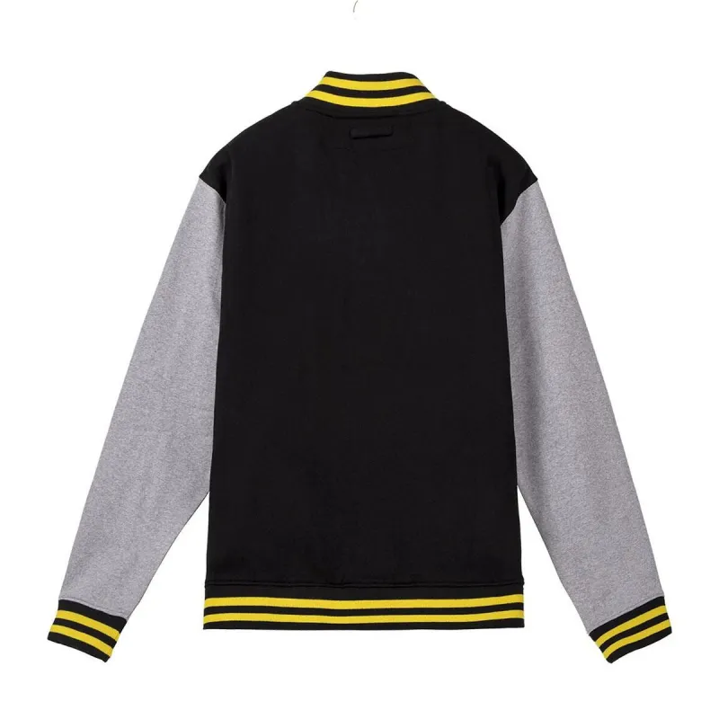 Unisex huputon collegepaita Harry Potter Hufflepuff Musta Harmaa