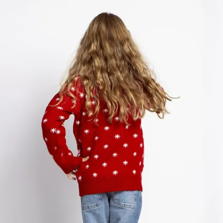 Uniseksinis megztinis Minnie Mouse Raudona