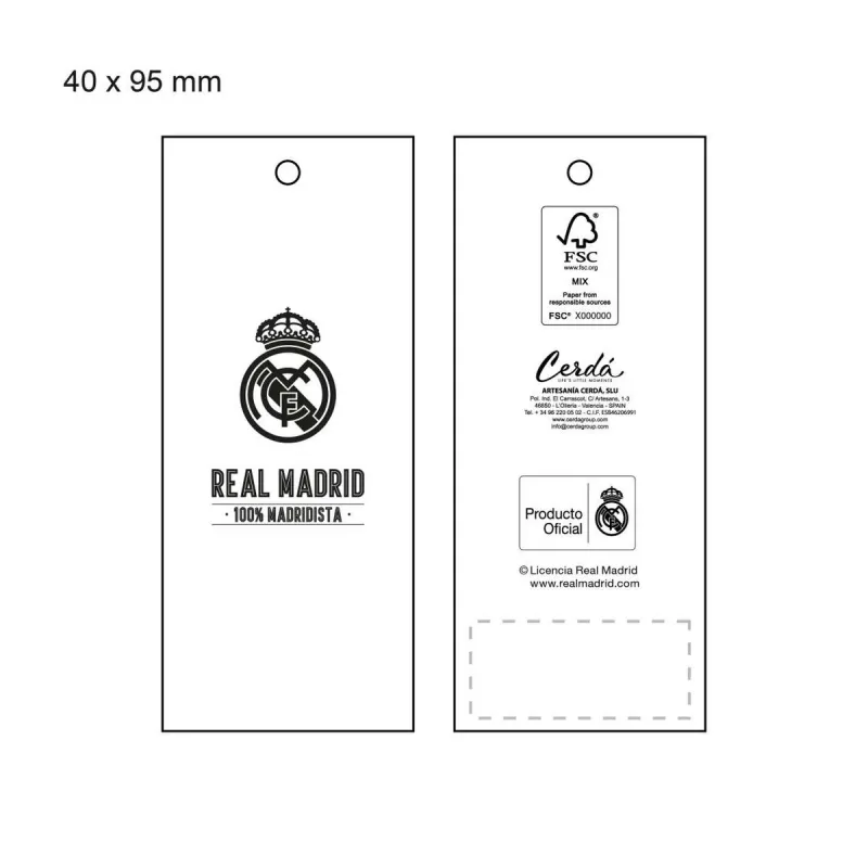 Pludmales sandales za djecu Real Madrid C.F. Balts
