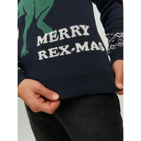 Свитер унисекс Jack & Jones T REX Тёмно Синий