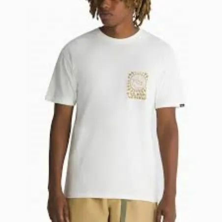 Vīriešu Krekls ar Īsām Piedurknēm Vans SUN AND SURF SS TEE VN000G5KFS81 Balts