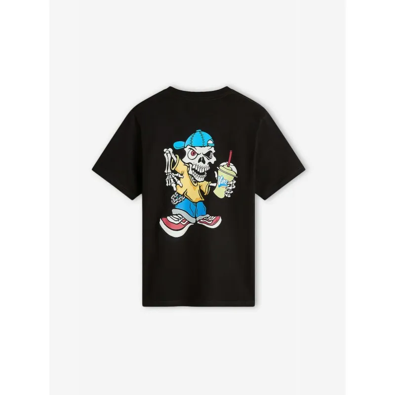 Lasten Lyhythihainen paita Vans Lil Reggie SS VN000JC4BLK1 Musta